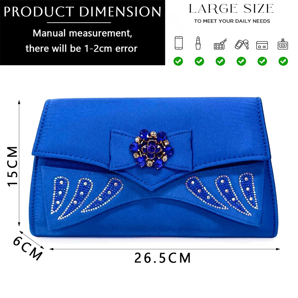 Venus Chan Italian Shoes and Bags Matching Set 2024 Peep Toe High Heels Peach Colour Bow Rhinestones Women Shoes for Party