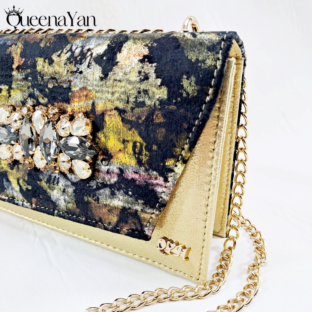 New Women High-Heel Shoes Elegant Wine Rhinestone Metallic Diamond Accents Paired with Match Handbag Exquisite Special-Material