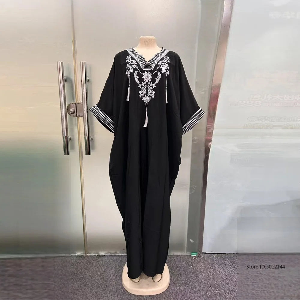 Abayas For Women Dubai Luxury 2025 African Muslim Fashion Dress Caftan Marocain Evening Party Dresses Boubou Robe Djellaba Femme