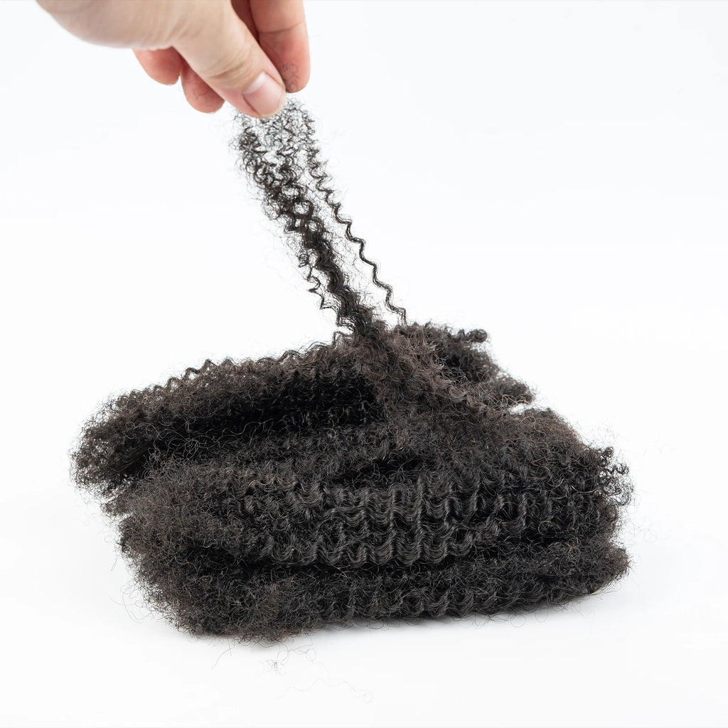 10-18Inch 4C Afro Kinky Bulk Human Hair Extensions No Weft 30 or 50g/Pack Brazilian Remy Bulk for Locs Micro Twist Braiding Hair