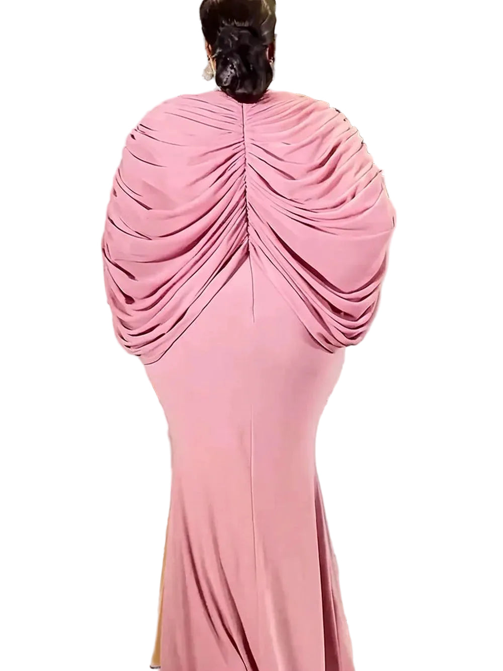 Elegant African Dresses for Women Plus Size Outfits Evening Party Long Dress Dashiki Ankara Batwing Sleeve Gown African Clothes
