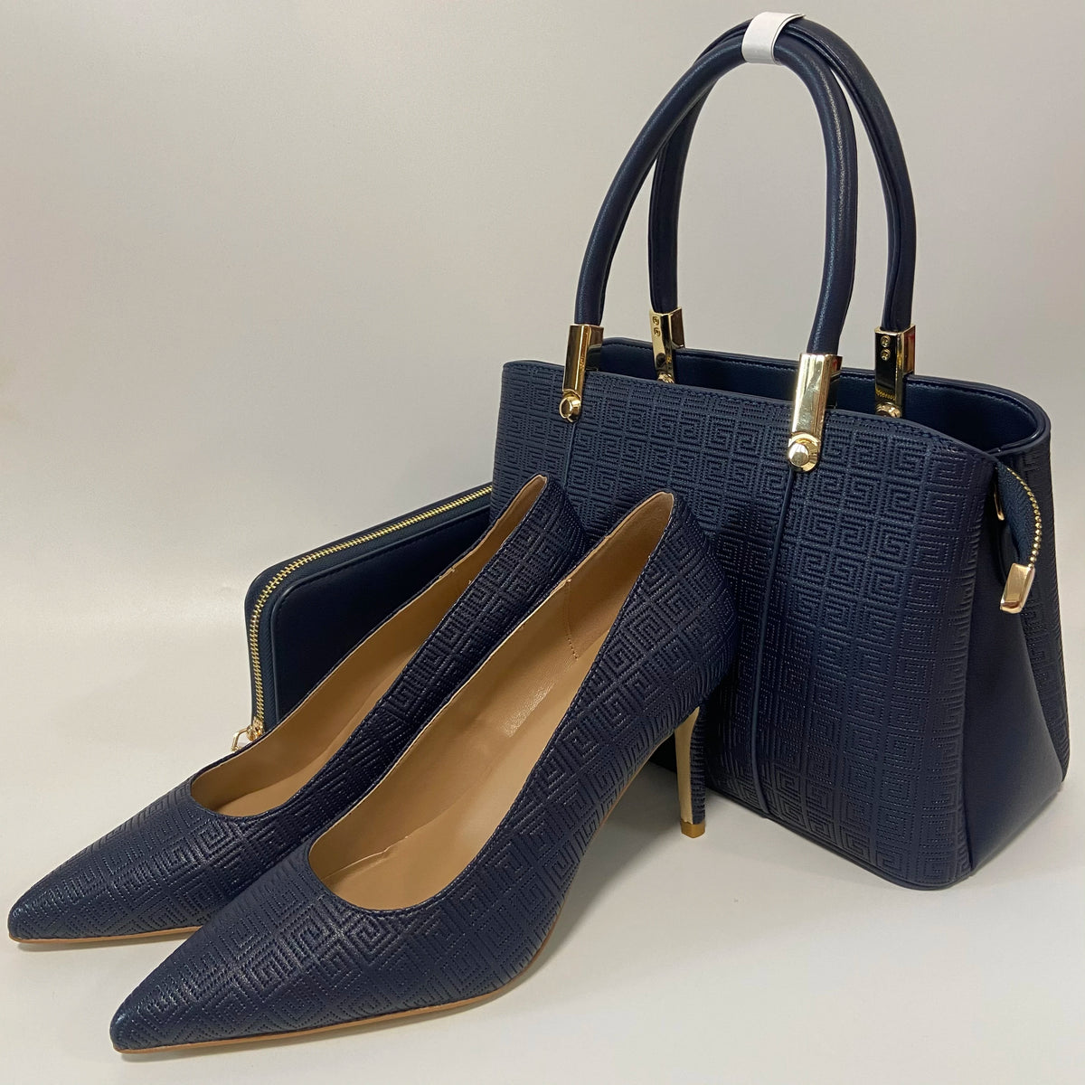 New Hottest High Heels Shoes Popular Pointed Ladies Shoes And Match Bags African Wedding Party Shoes With Bag For Daily Use
