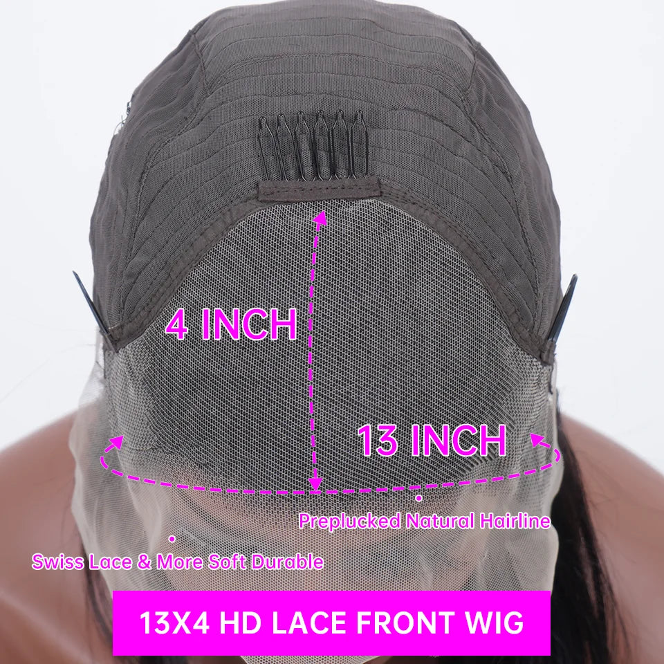 200% Bone Straight Honey Blonde Wig Human Hair 13x6 Hd Lace Frontal Wigs For Women 38 Inch #27 Colored Wig 13x4 Lace Front Wig