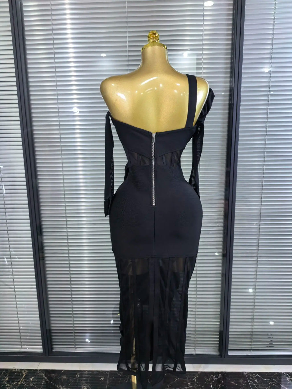 High Quality Women Sexy Off the Shoulder Florals Bodycon Bandage Mid-calf Dress Evening Party Celebrate Fashion Birthday Outfit
