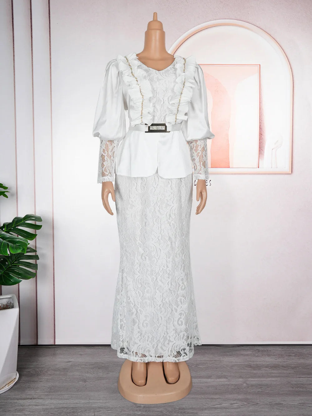 African Party Dresses for Women Plus Size Dashiki Ankara Lace Wedding Evening Gowns Elegant Turkey Muslim Maxi Dress 2025 New