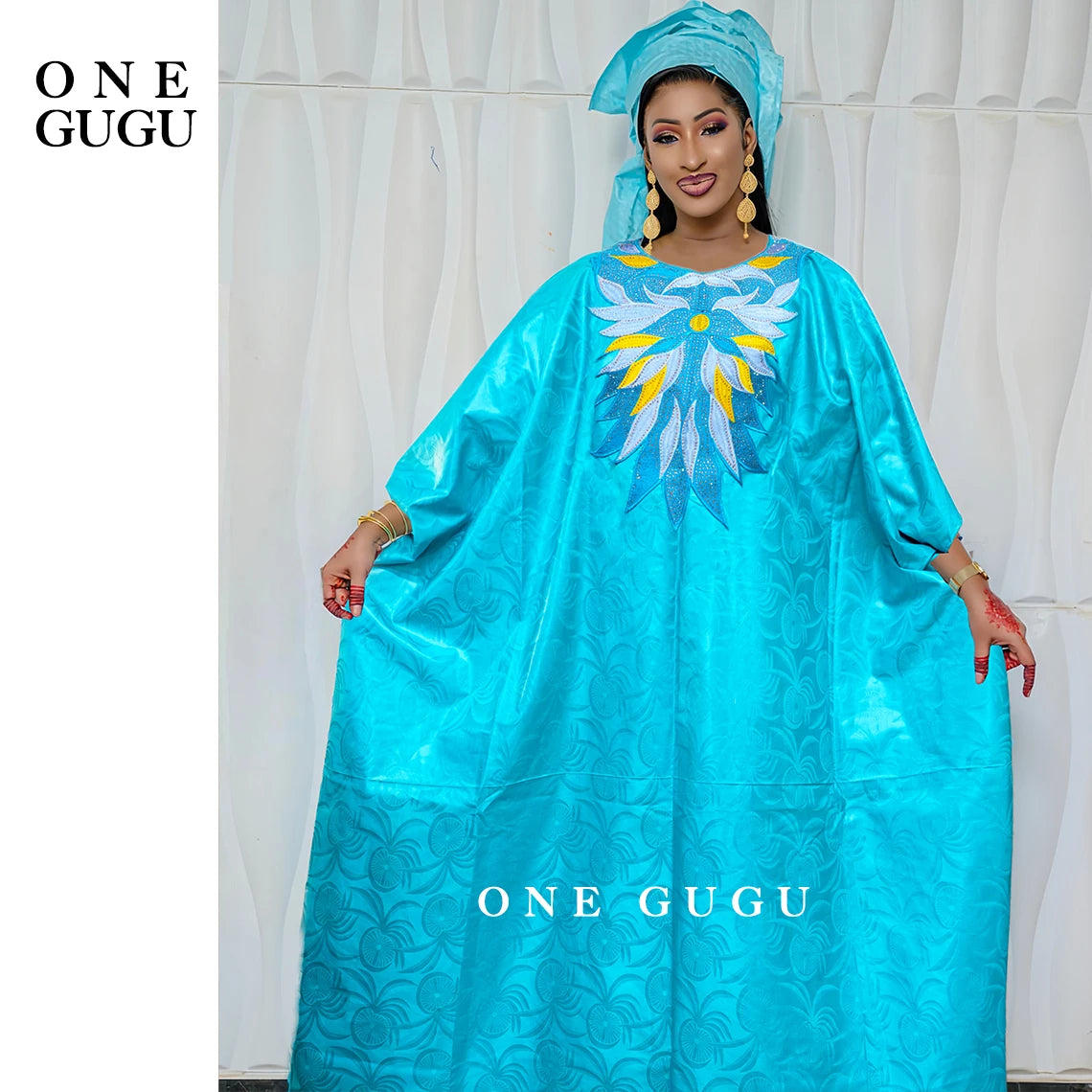 2026 First Quality Original Perfumed Nigerian Baizn Dashiki Boubou Dress African Traditional Wedding Dress Bazin Riche Long Robe