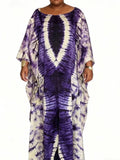 African Dress for Women, Long Ankara Boubou Kaftan for Ramadan Party