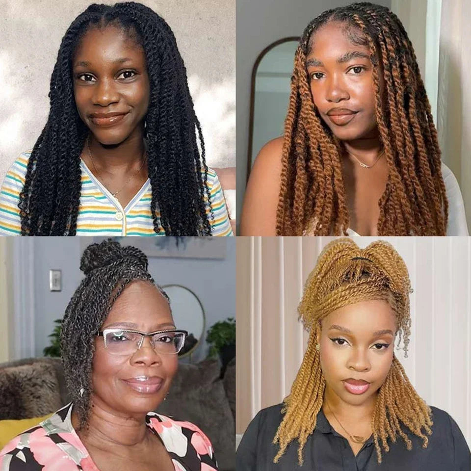 Best 100% Afro Kinky Bulk Hair Virgin Remy Human Hair  No Attachment for Braiding Mini Twist Dreadlock BraidsTop Quality