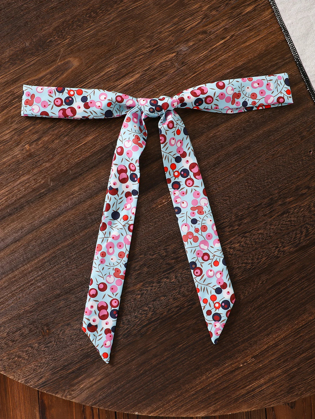 Spring and Autumn Girls' Simple Casual Versatile Knit Round-Neck Long-Sleeve Floral Dress, Everyday Casual Dress for Girls, Can Be Used as a Holiday Gift, Eid, Easter, Carnival, Chinese New Year