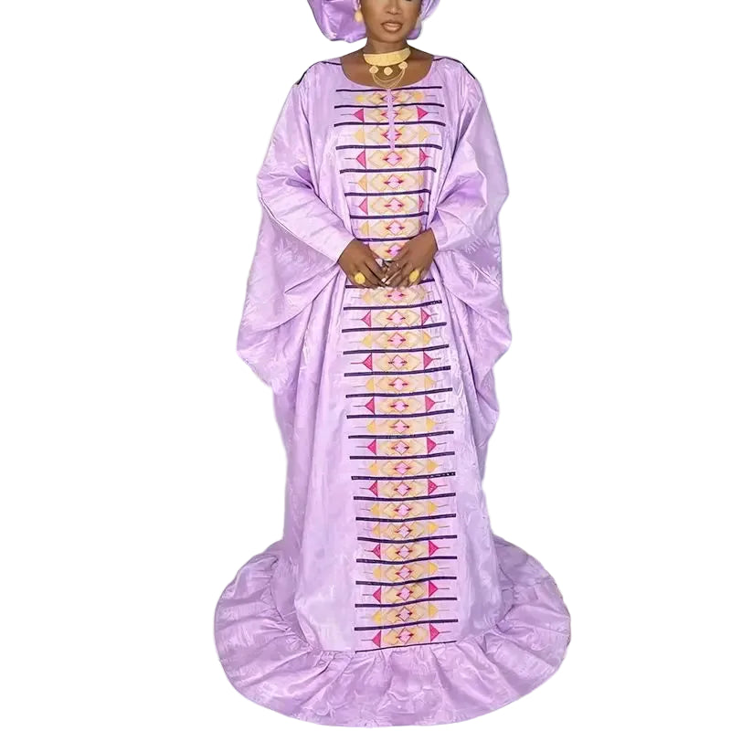 African Dresses for Women Traditional Africa Clothes Dashiki Ankara Wedding Party Dress Bazin Embroidery Gown Kaftan Boubou Robe