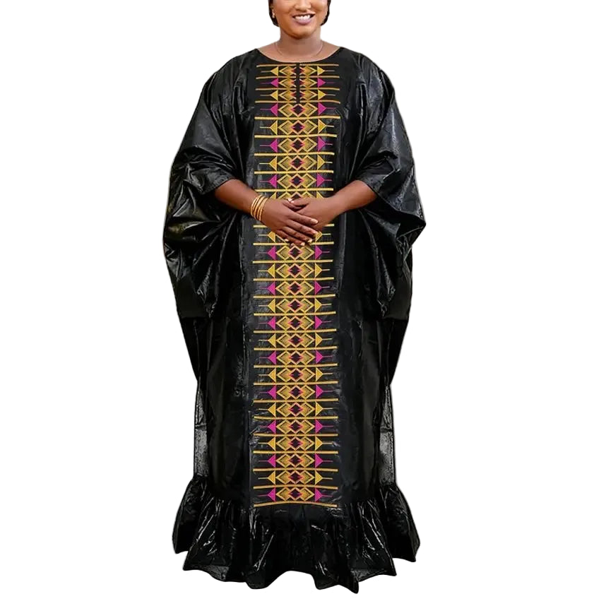 African Dresses for Women Traditional Africa Clothes Dashiki Ankara Wedding Party Dress Bazin Embroidery Gown Kaftan Boubou Robe