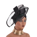 Retro Veil Turban Cap for Women Exaggerated Party Headpiece Hat African Head Wraps Bonnet Muslim Wrap Head Turbans