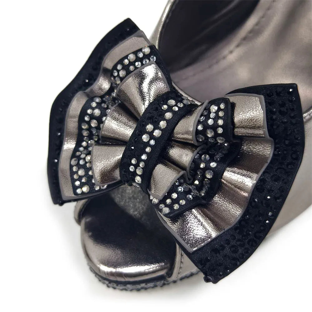 Hot Selling Satin Handmade Flowers Shoes And Bag African Women's Banquet Pointed Toe Heels Matching Shoes And Bag Wedding Party