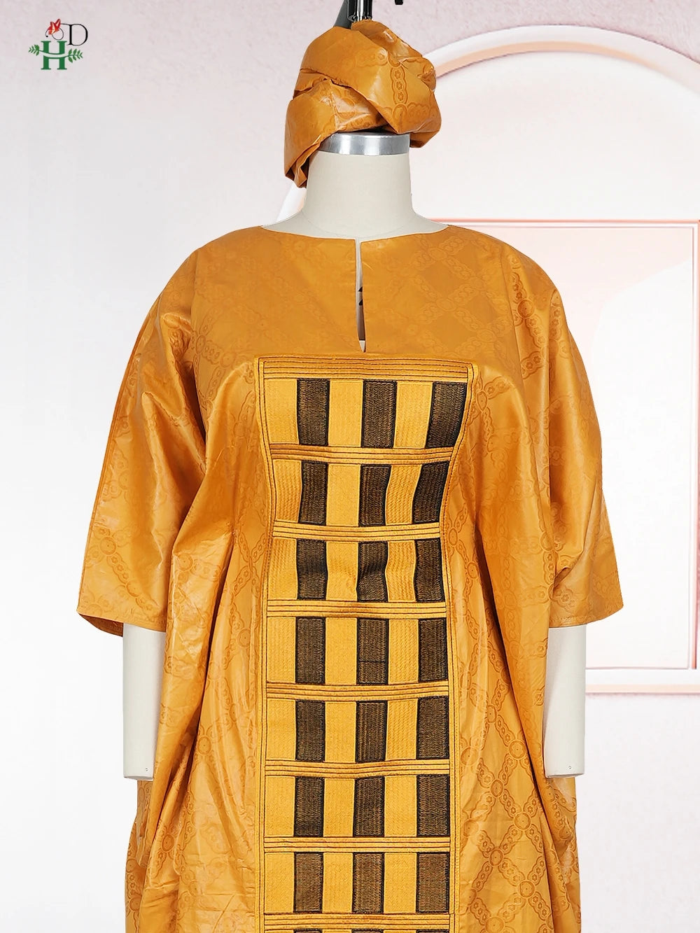 H&D African dresses for woman Plus Size Kaftan Dress Embroidery Bazin Riche Wedding Party Djellaba Muslim Gown Turkey Dress 2026