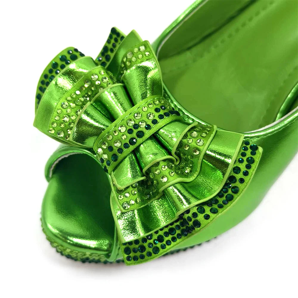 2024 Lastest Italian Design Fashion Style Ladies Shoes With Matching Bag Set 2024 Nigerian Shoes and Bag Set in Wine Color