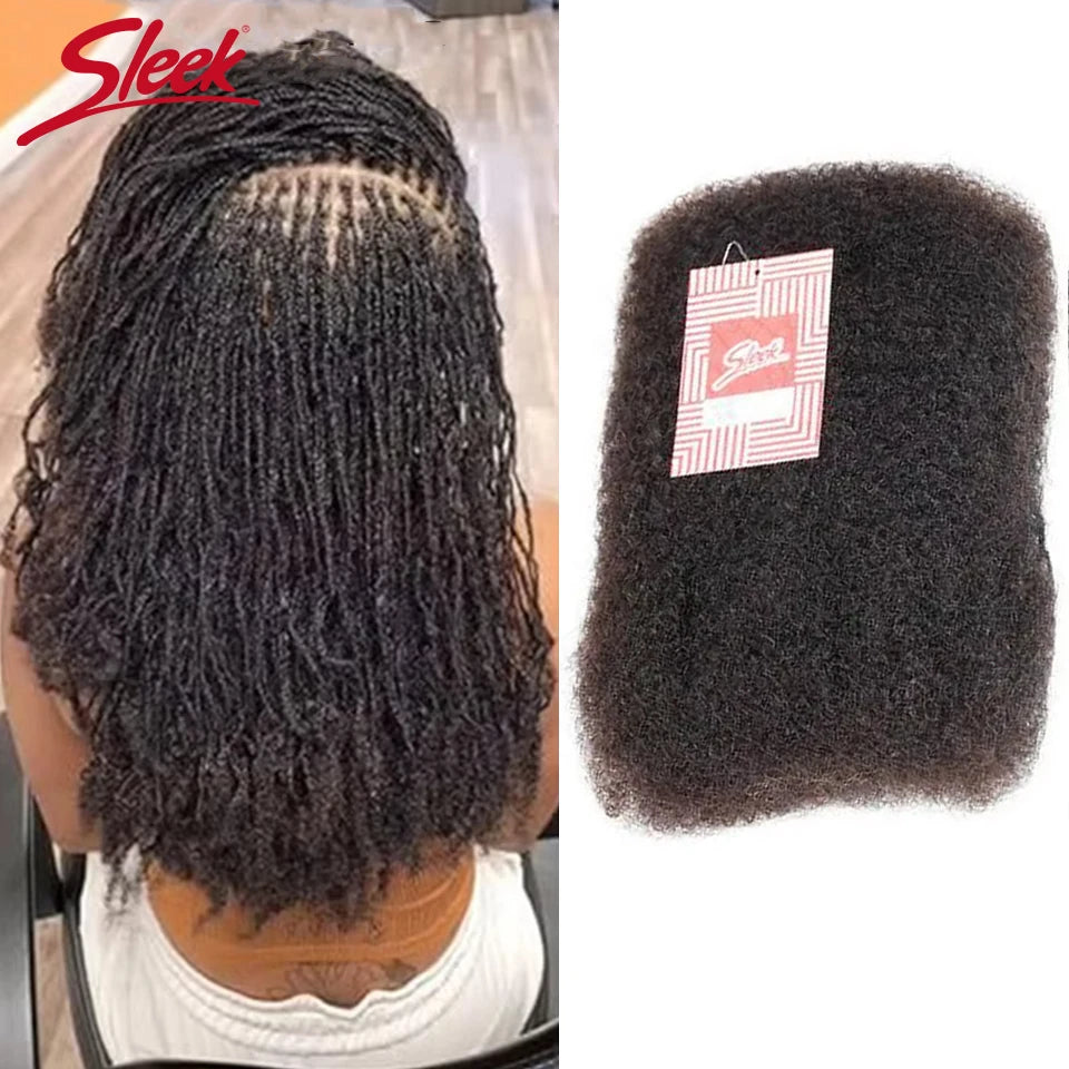 Best 100% Afro Kinky Bulk Hair Virgin Remy Human Hair  No Attachment for Braiding Mini Twist Dreadlock BraidsTop Quality
