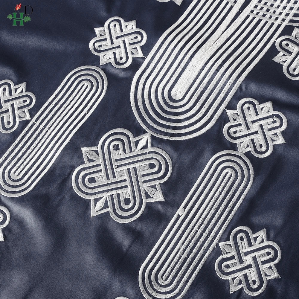 H&D African Suit For Men Robe Shirt Pants Set Long Sleeve Tops Embroidery Agbada Clothes Boubou Africain Homme Traditional Robes