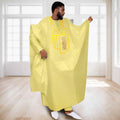 African Clothes for Men Muslim Robe White Tradition Wedding Party Suit Shirt Pants 3 Pcs Set Dashiki Agbada Ramada