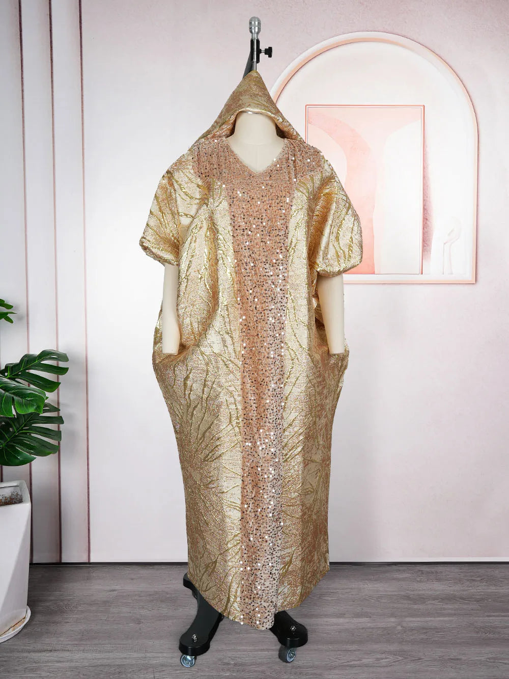 Abayas For Women Dubai Luxury Sequin African Muslim Fashion Evening Party Dresses Kaftan Boubou Robe Djellaba Femme 2025