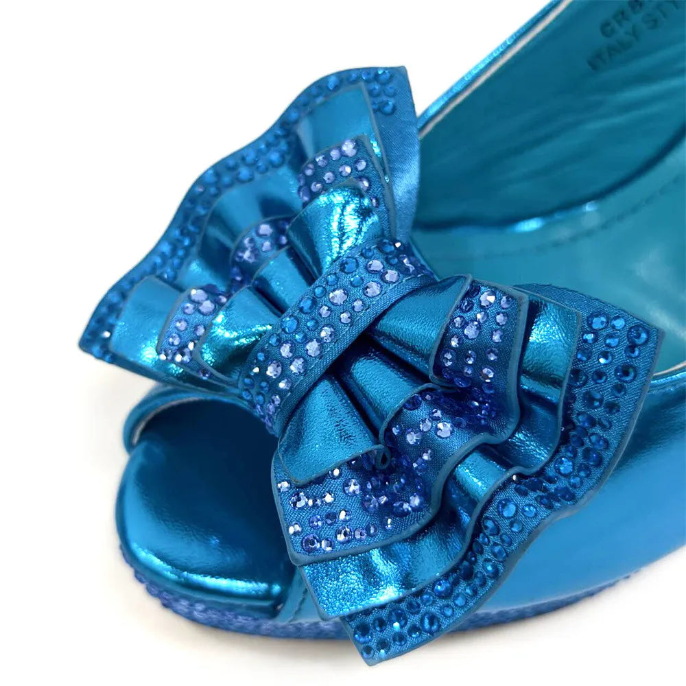 Hot Selling Satin Handmade Flowers Shoes And Bag African Women's Banquet Pointed Toe Heels Matching Shoes And Bag Wedding Party