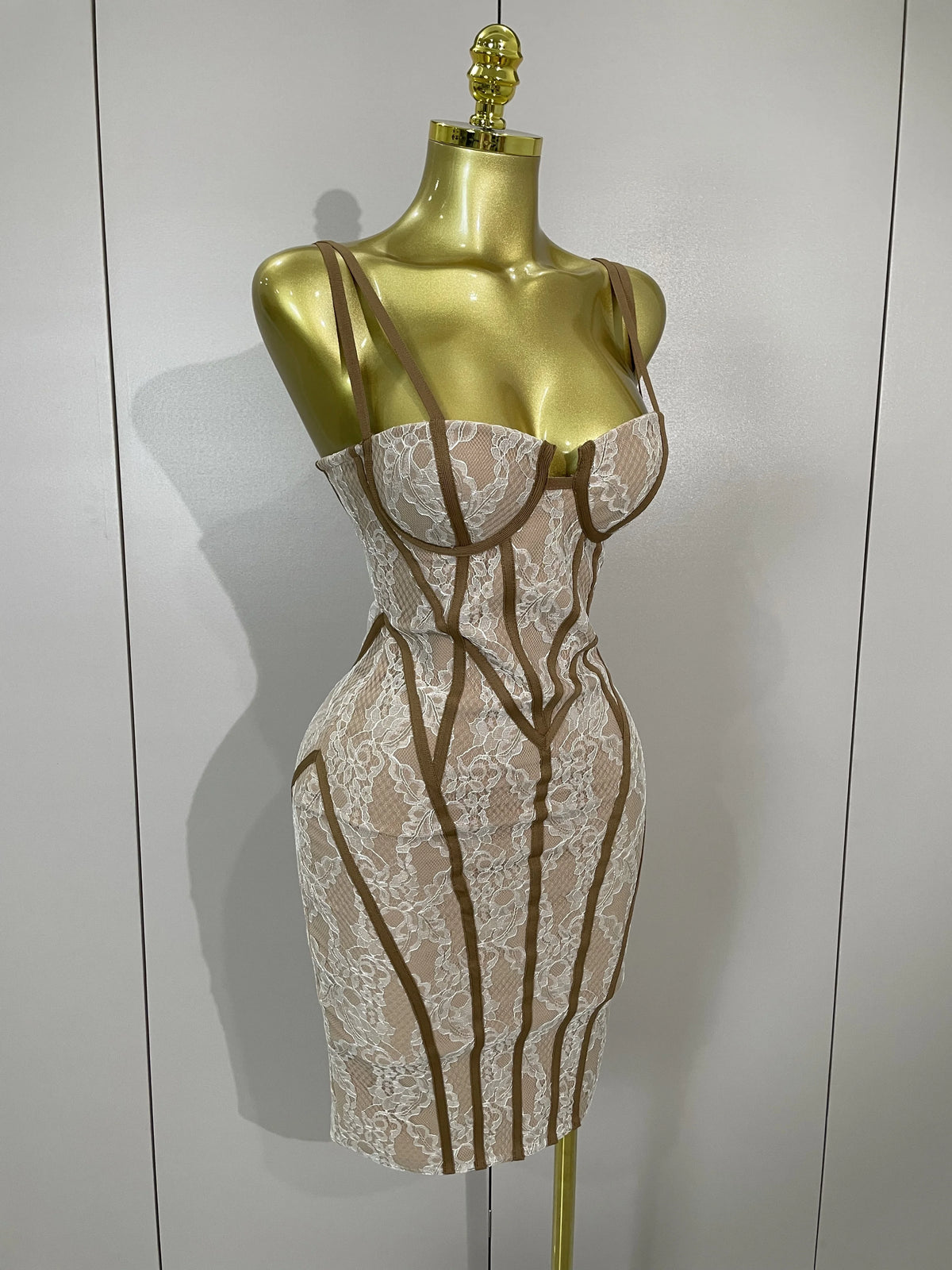 New Women's Party Dress Original Design Camisole Lace Backless Evening Party Birthday Gowns Night Club Show Wear Vestido