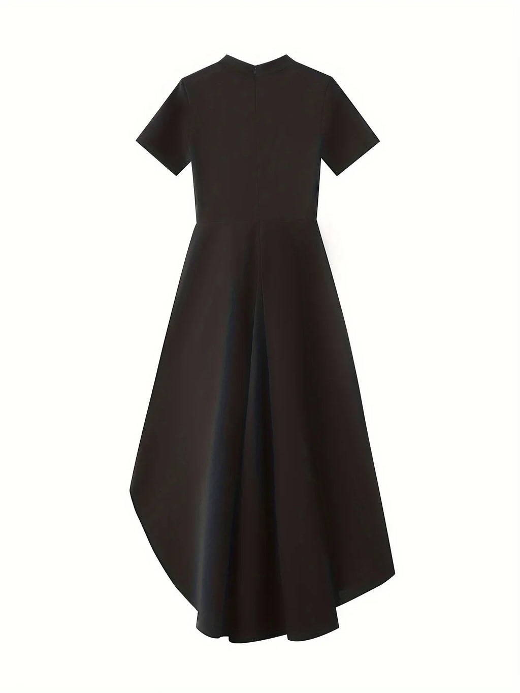 Womens Casual Shirt Dress High Low Irregular Ruffle Hem Blouse Asymmetrical Peplum Long Tunic Tops