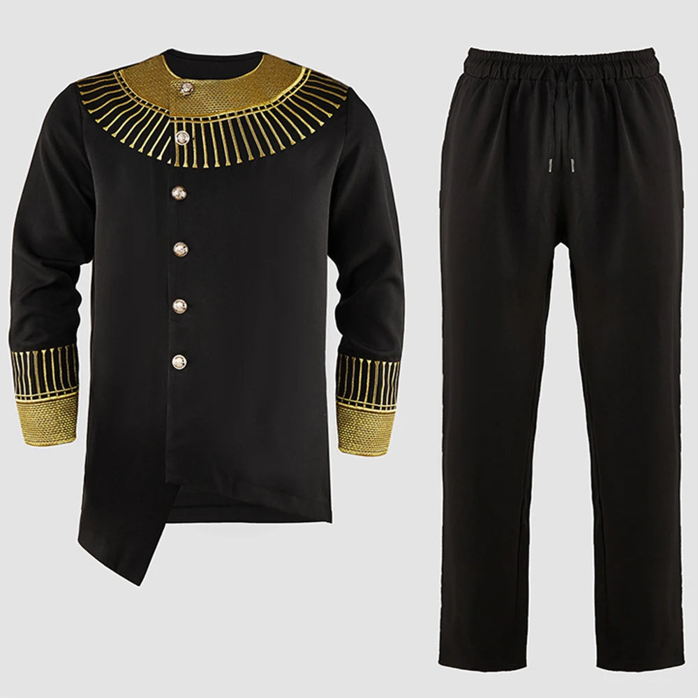 Wedding party kaftan outfits traditional evening dress africa set clothing fashion tracksuit dashiki african dresses for men