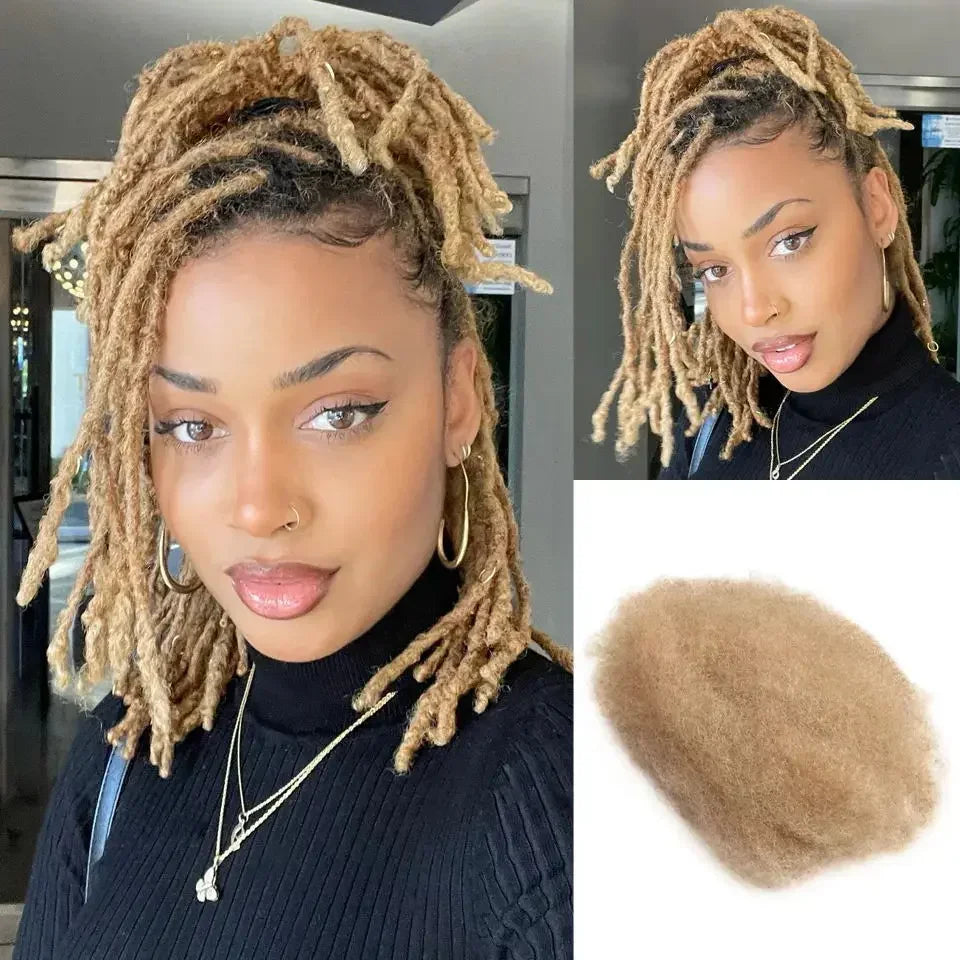 Best 100% Afro Kinky Bulk Hair Virgin Remy Human Hair  No Attachment for Braiding Mini Twist Dreadlock BraidsTop Quality
