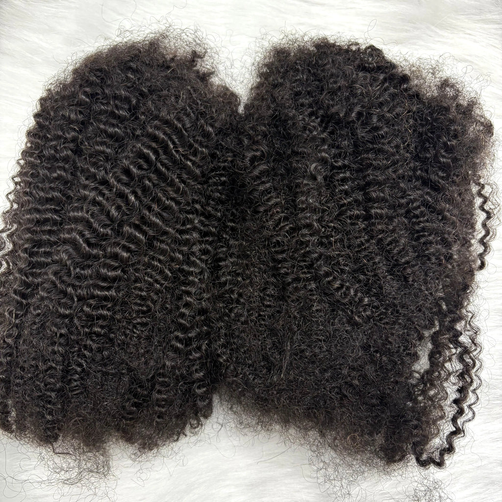10-18Inch 4C Afro Kinky Bulk Human Hair Extensions No Weft 30 or 50g/Pack Brazilian Remy Bulk for Locs Micro Twist Braiding Hair