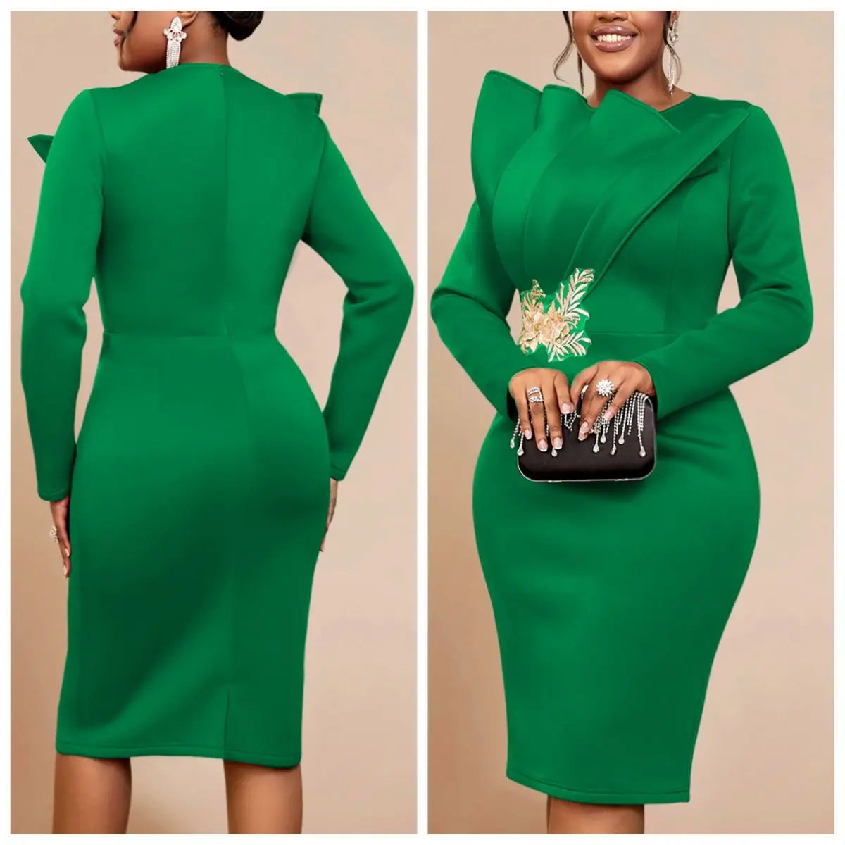 Women White Church Dresses Elegant Bodycon O Neck Ruffles Appliques High Waist Christmas Cocktail Party Nightclubs Holiday Gowns