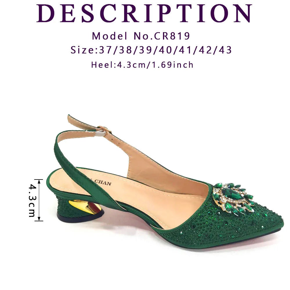 2024 Ladies High Quality Women's Pumps And Bag Italian Fashion Design Silver Mixed Color Bag For Nigeria Wedding Party