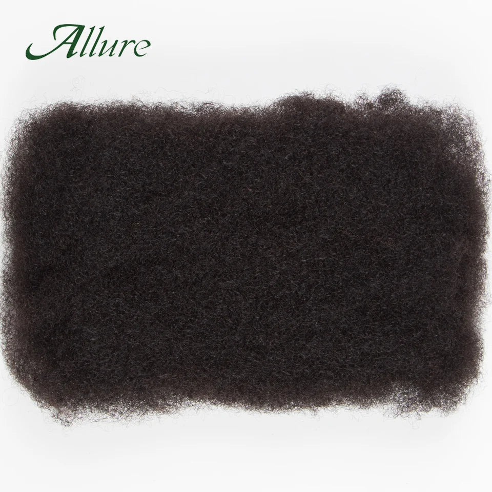 Afro Kinky Bulk QVR Human Hair For Mini Twist Braiding Loc Extensions & Crochet afro Kinky Curly bulk Hair For Dreadlocks 50g