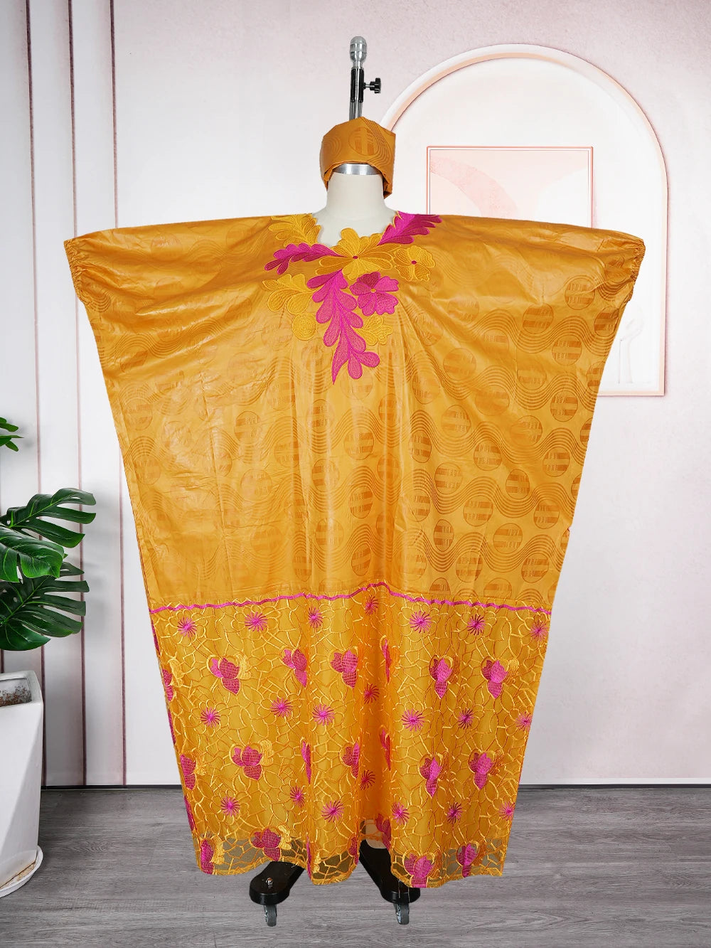 African Dresses for Women Dashiki Traditional Embroidery Bazin Gown Ankara White Robes Nigeria Wedding Evening Party Dress