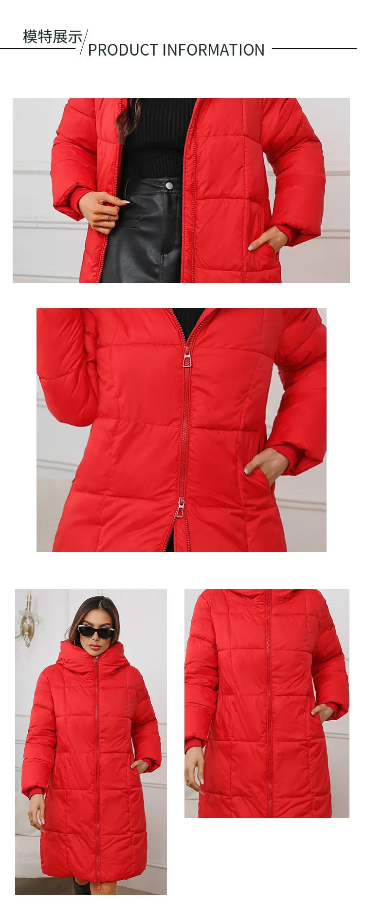 Women Long Coat 2024 New Autumn Winter Parkas Female Thick Down Cotton Coat Femme Casual Short Warm Thick Outerwear Ladies Top