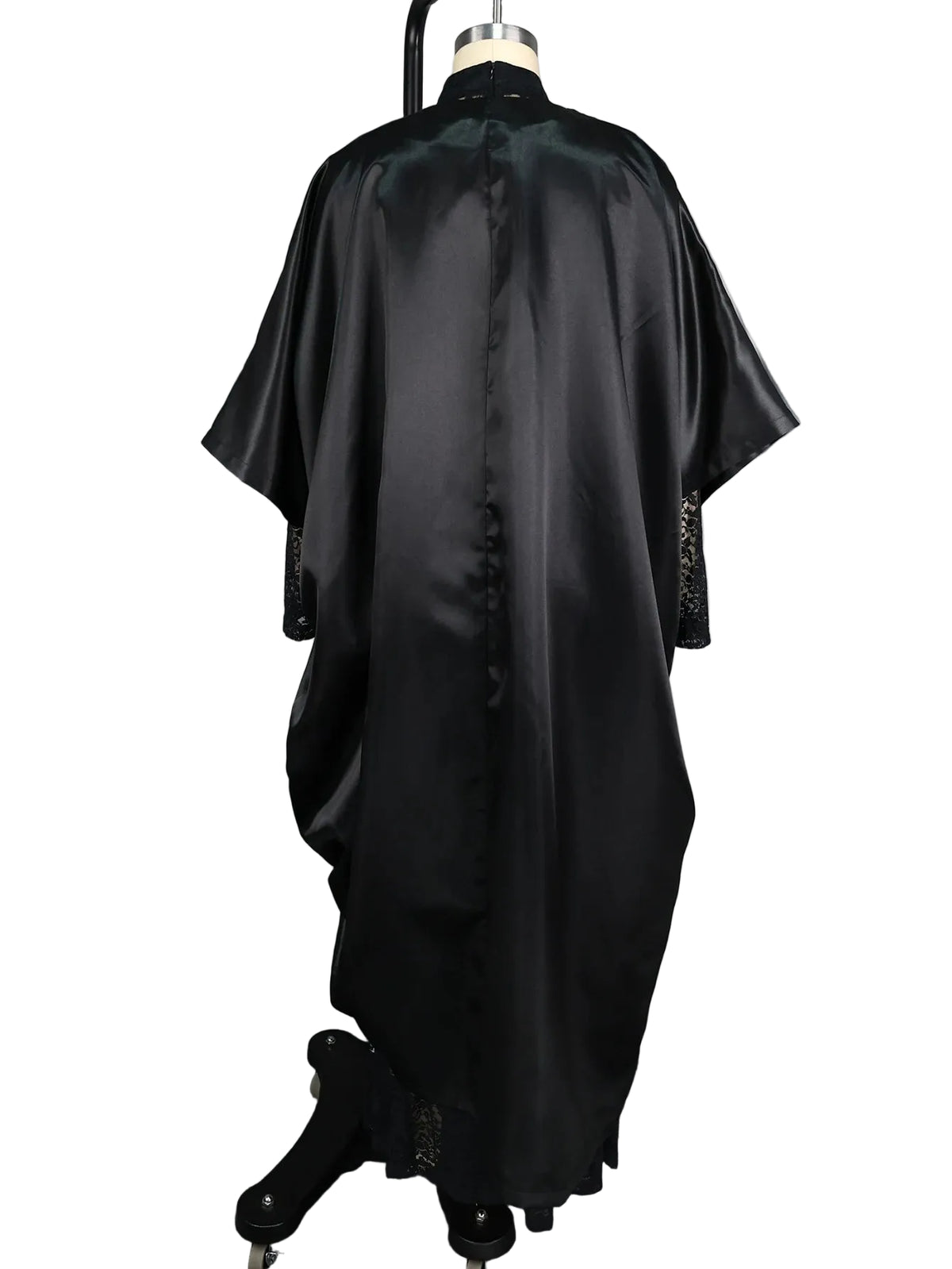 Elegant Shiny Bubu African Dresses for Women Two-Piece Set Lace inside Long Loose Dashiki Traditional Clothing Summer Party Wear