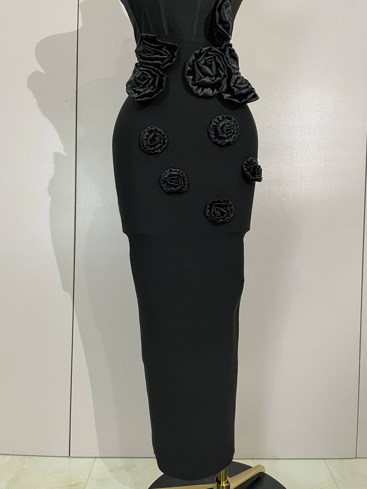 Sexy Fashion White Elegant Strapless Flower Bodycon Long Dress Women Casual Streetwear Club Birthday Party Slim Elegangt Dresses
