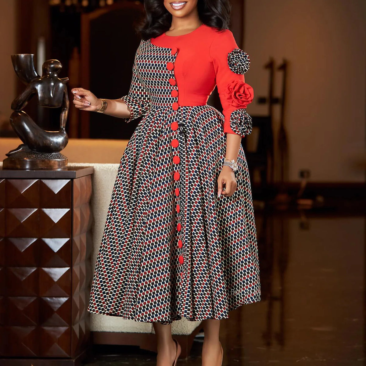 African Dresses For Women Elegant Polyester Muslim Fashion Abayas Dashiki Robe Kaftan Long Maxi Dress Turkish Africa 2025 New
