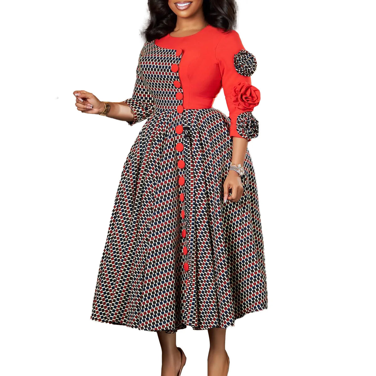 African Dresses For Women Elegant Polyester Muslim Fashion Abayas Dashiki Robe Kaftan Long Maxi Dress Turkish Africa 2025 New