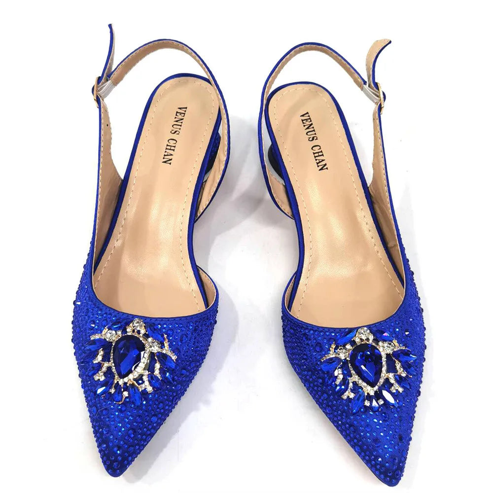 2024 Ladies High Quality Women's Pumps And Bag Italian Fashion Design Silver Mixed Color Bag For Nigeria Wedding Party