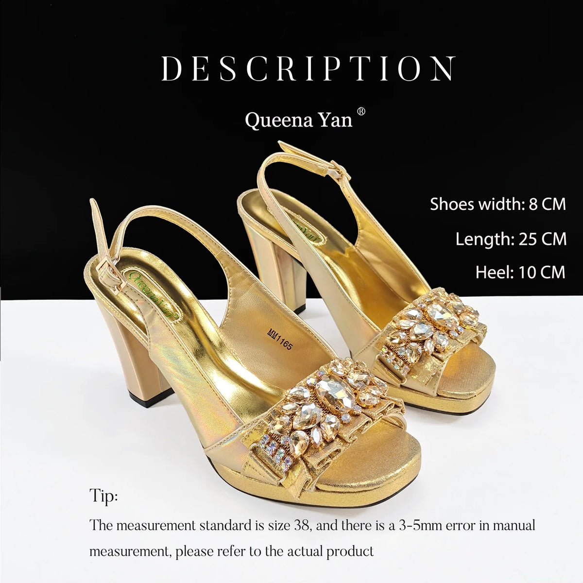 Queena Yan Spot goods 2025 INS Green Color Elegant Women Shoes and Bag Set Decoration Rhinestones Women High Heels Shoes