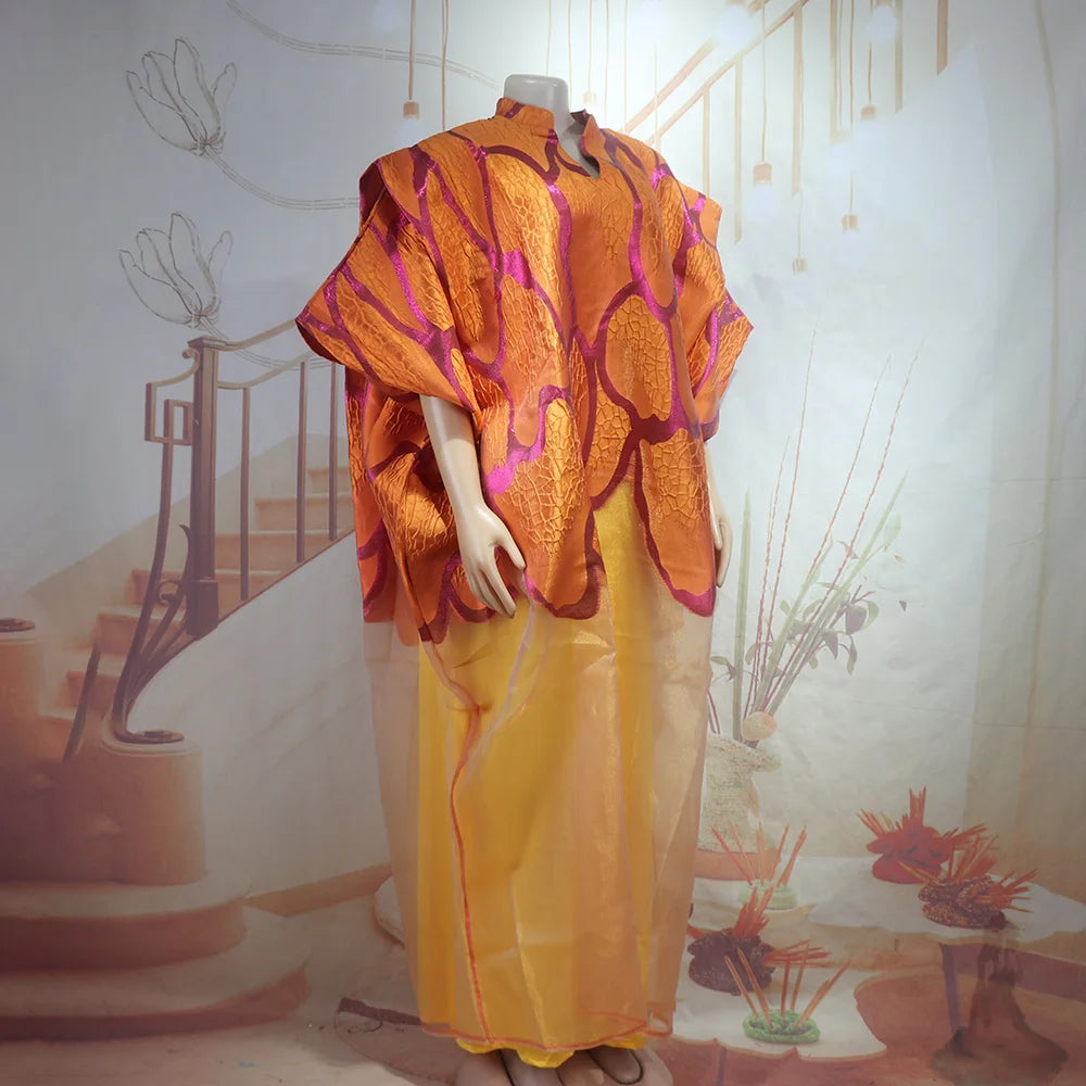 Elegance party dresses Two-piece set turkey woman dresses African woman boubou