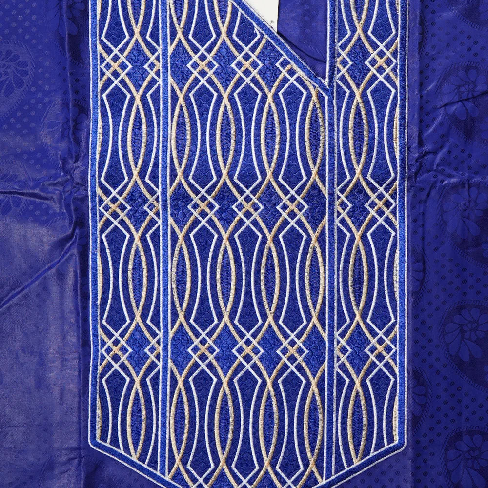 2025 New African Clothes for Men Dashiki Tradition Outfit Robe Embroidery Tops Pants Suits Bazin Muslim Wedding Party Clothing