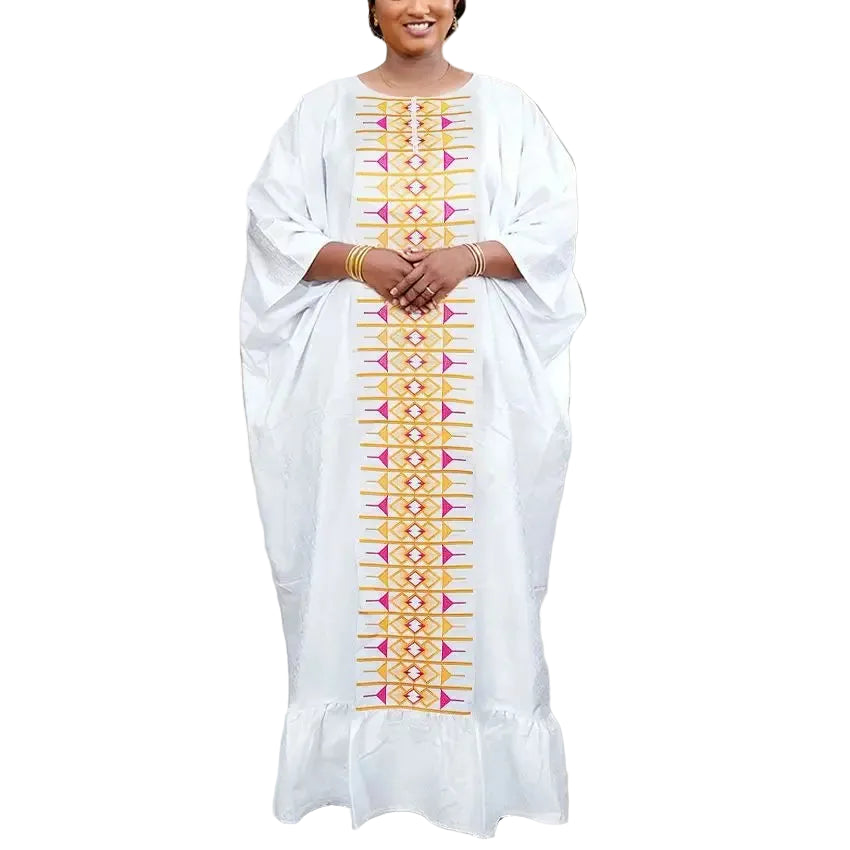 African Dresses for Women Traditional Africa Clothes Dashiki Ankara Wedding Party Dress Bazin Embroidery Gown Kaftan Boubou Robe