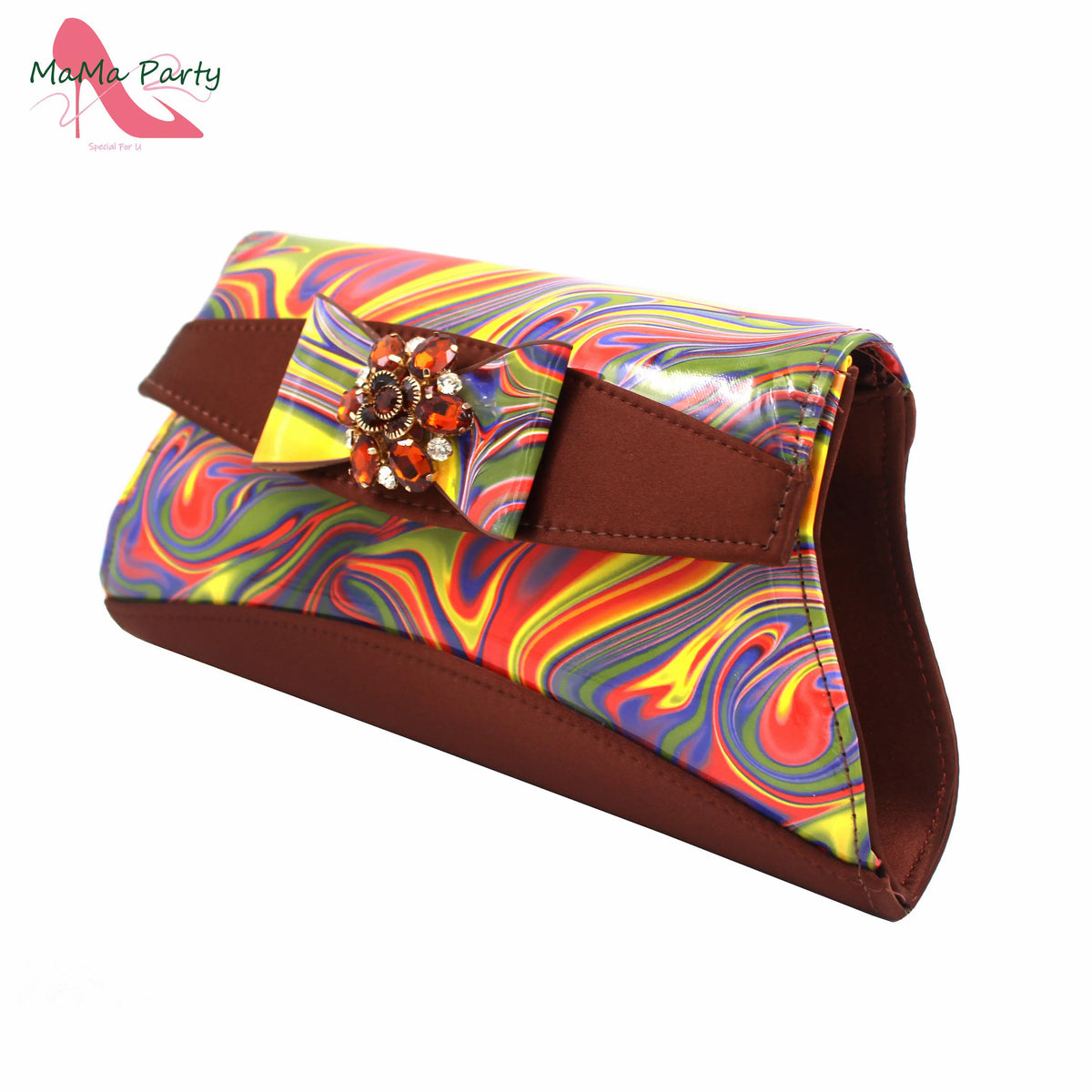 2024 Appliques Specials Italian Design Nigerian Women Shoes Matching Bag Set in Green Color INS Hot Sale Sandals