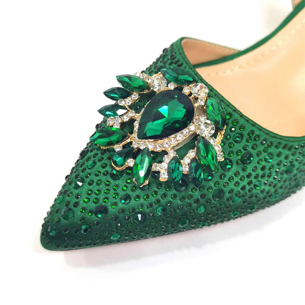 2024 Ladies High Quality Women's Pumps And Bag Italian Fashion Design Silver Mixed Color Bag For Nigeria Wedding Party