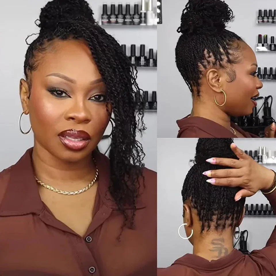 Best 100% Afro Kinky Bulk Hair Virgin Remy Human Hair  No Attachment for Braiding Mini Twist Dreadlock BraidsTop Quality