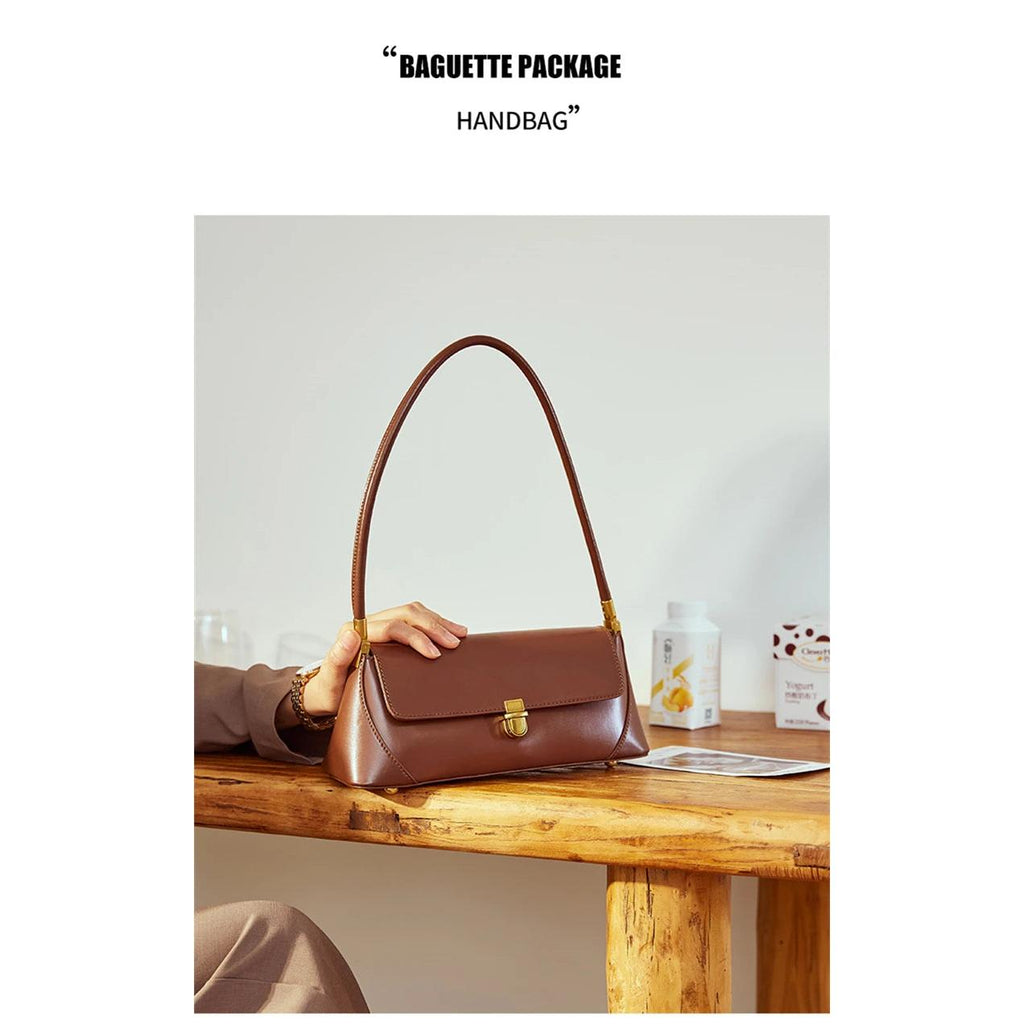 Hifashion Cowhide Genuine Leather Underarm Shoulder Bags For Women 2025 Trend Designer Top Handle Female Tote Ladies Handbags