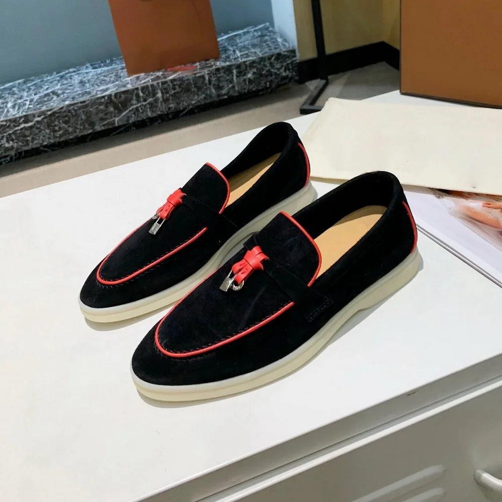 Shoes Other Casual Adult Kid Suede None Stitching Flats Women's Loafers Time-limited