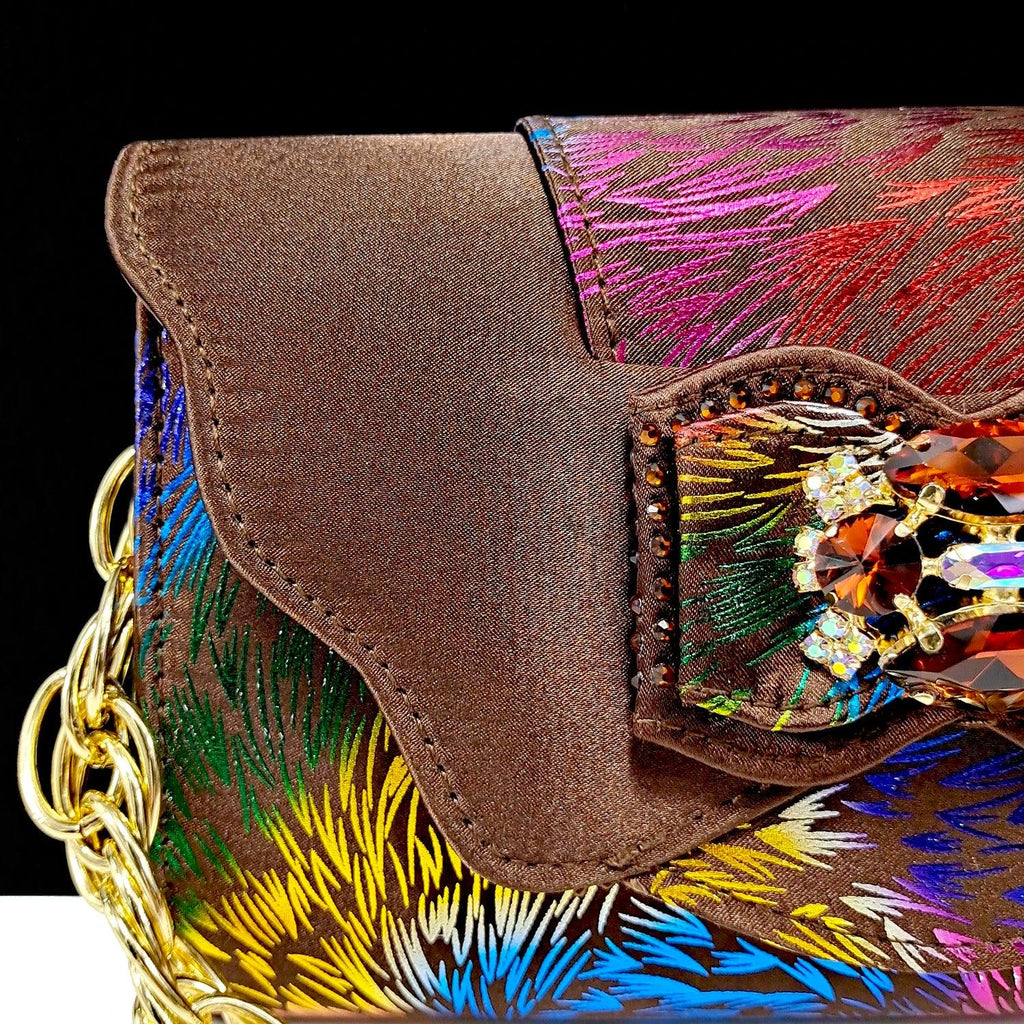 QSGFC New Design Nigerian Style Women Heels Shoes And Elegant Bag Set Color Matching Handbag Wedding Party Women Shoes