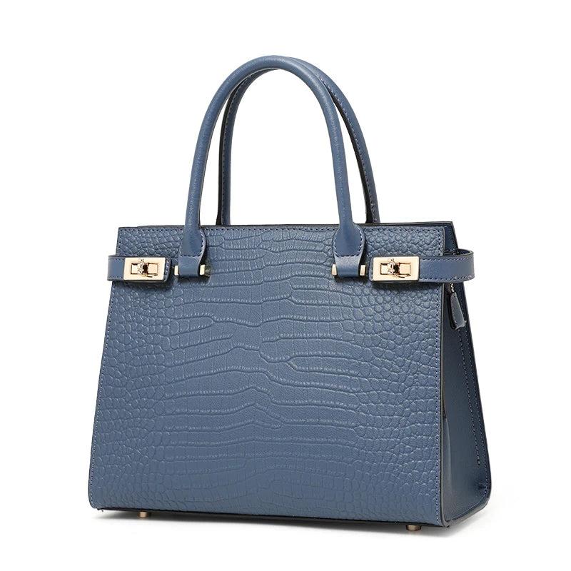 AIDRANI Genuine leather women's bag, elegant bag, women's 2025 new handbag, large capacity, middle-aged mother's bag, grand